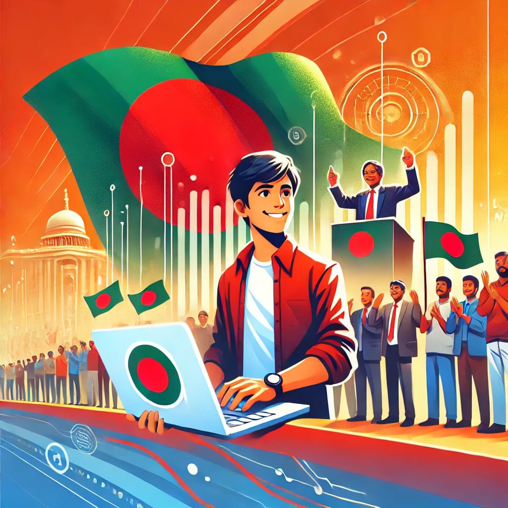 📰 যুব সমাজ, প্রযুক্তি ও রাজনীতি: তিনে মিললে দেশের ভাগ্য বদলাতে পারে